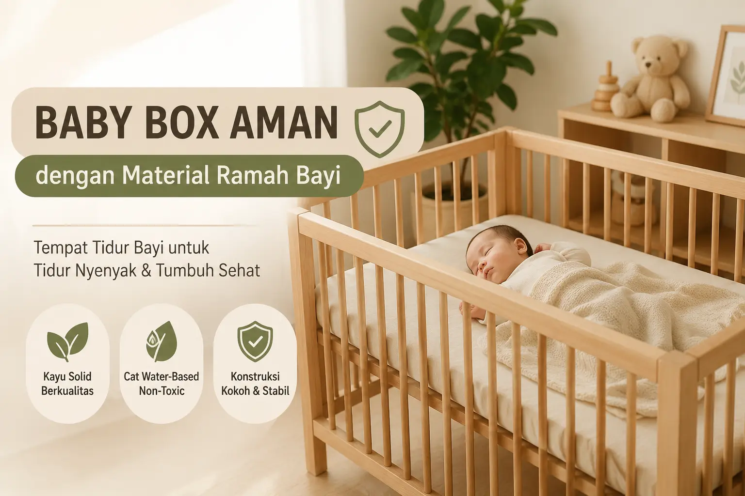 Baby Box Aman dengan Material Ramah Bayi: Panduan Memilih Tempat Tidur Bayi yang Lebih Sehat