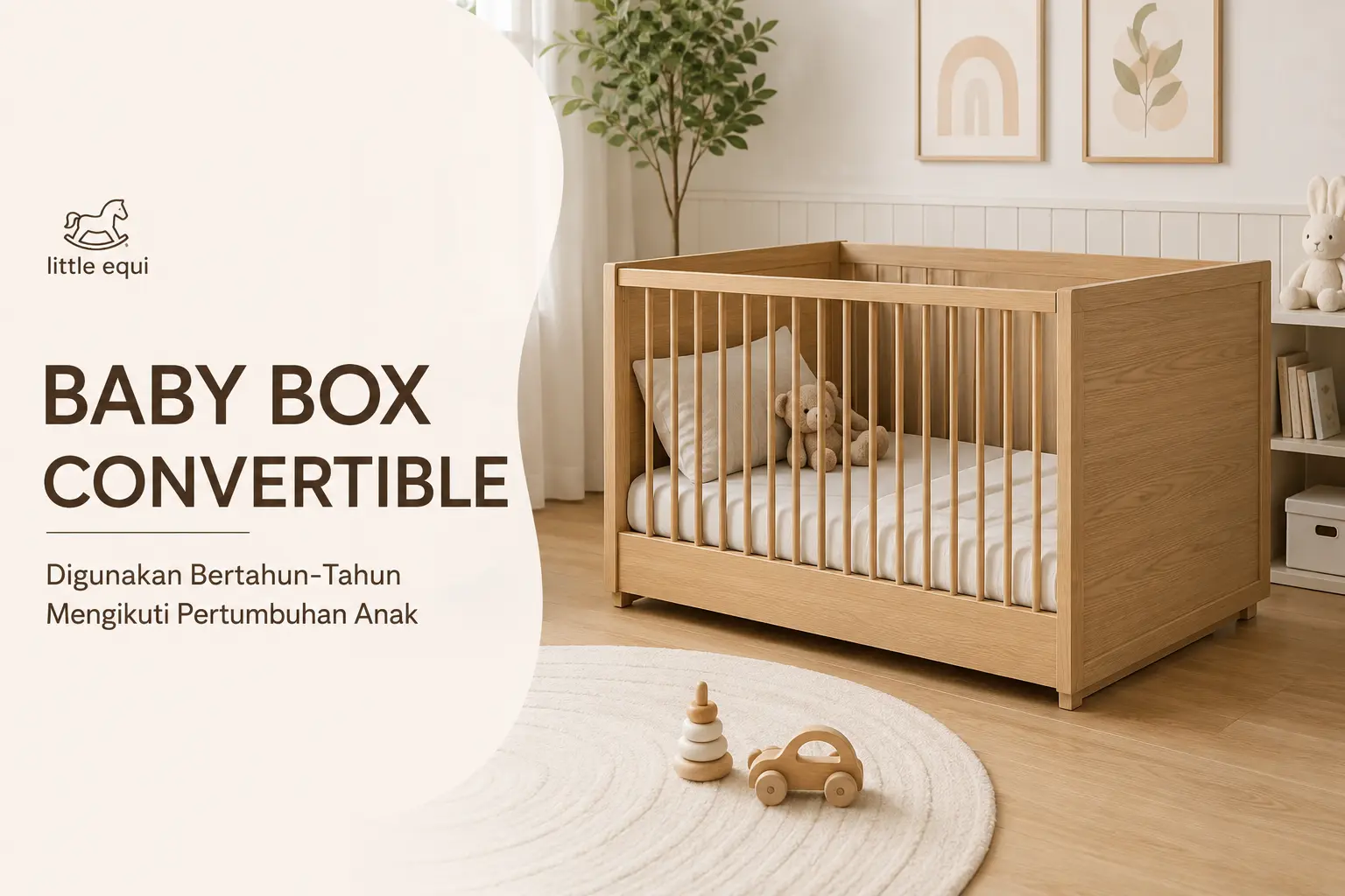 Baby Box Convertible yang Bisa Digunakan Bertahun-Tahun